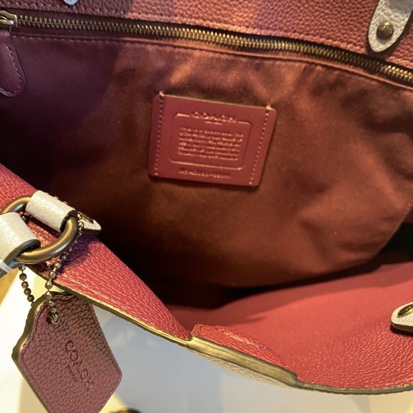 Coach🌼NEW🌼Plaza tote bluebell/pewter - Picture 12 of 12